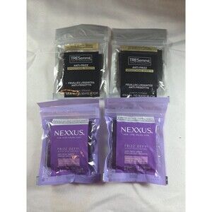 2 Nexxus Frizz Defy Anti-Frizz (16 Sheets)  and 2 TRESemme Anti Frizz Sheet Pack
